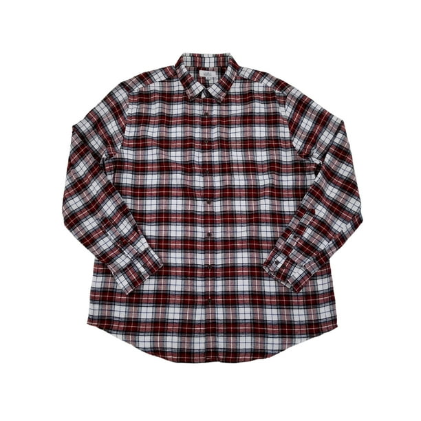Croft&Barrow Mens The Extra Soft Long Sleeve Flannel Plaid Button Shirt New Croft&Barrow Mens The Extra Soft Long Sleeve Flannel Plaid Button Shirt New